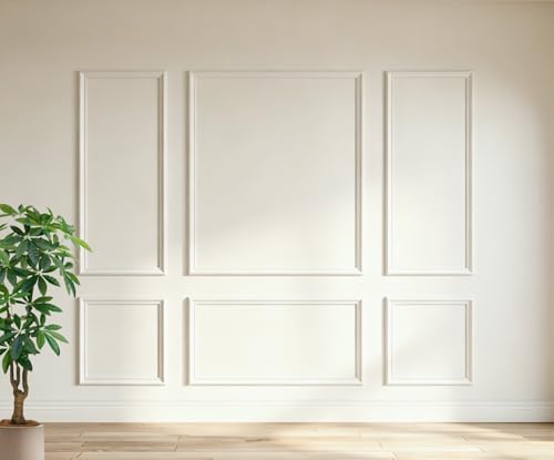 Peel and Stick Wall Molding Kit, Pre-Cut Trim Frame Set,