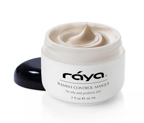 Raya Bio-Sulfur Masque (708) | Facial Clay Mask for Deep Pore Cleansing, Exfoliating Face Pack for Oily, Break-Out Skin | Vitamin-B and Bio Sulfur Formula to Control Oiliness | Skincare Face Mask