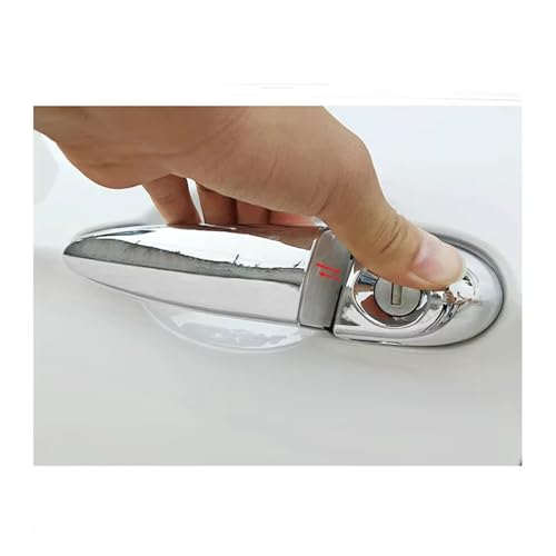 Poignée de porte chromée pour EcoSport 2014-2017 garniture extérieure