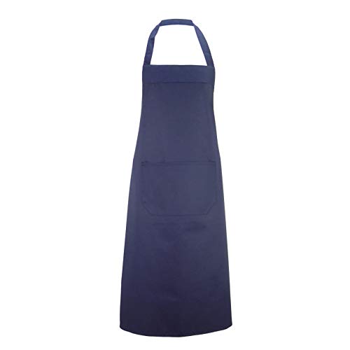 Delantales de cocina, 3 unidades, azul marino, 70 x 100 cm, Treb AD