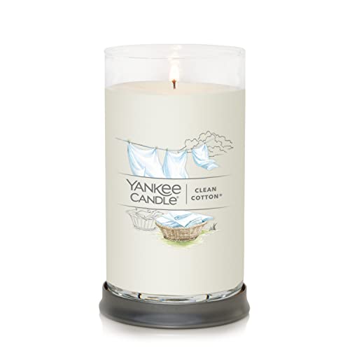 Yankee Candle 1632964 Clean Cotton Signature Medium Pillar Candle thumb #1