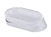 Produktbild WENKO 20258100 Seifenablage Paradise White - Seifenschale, Acryl, 14.3 x 3 x 7.3 cm, Weiß