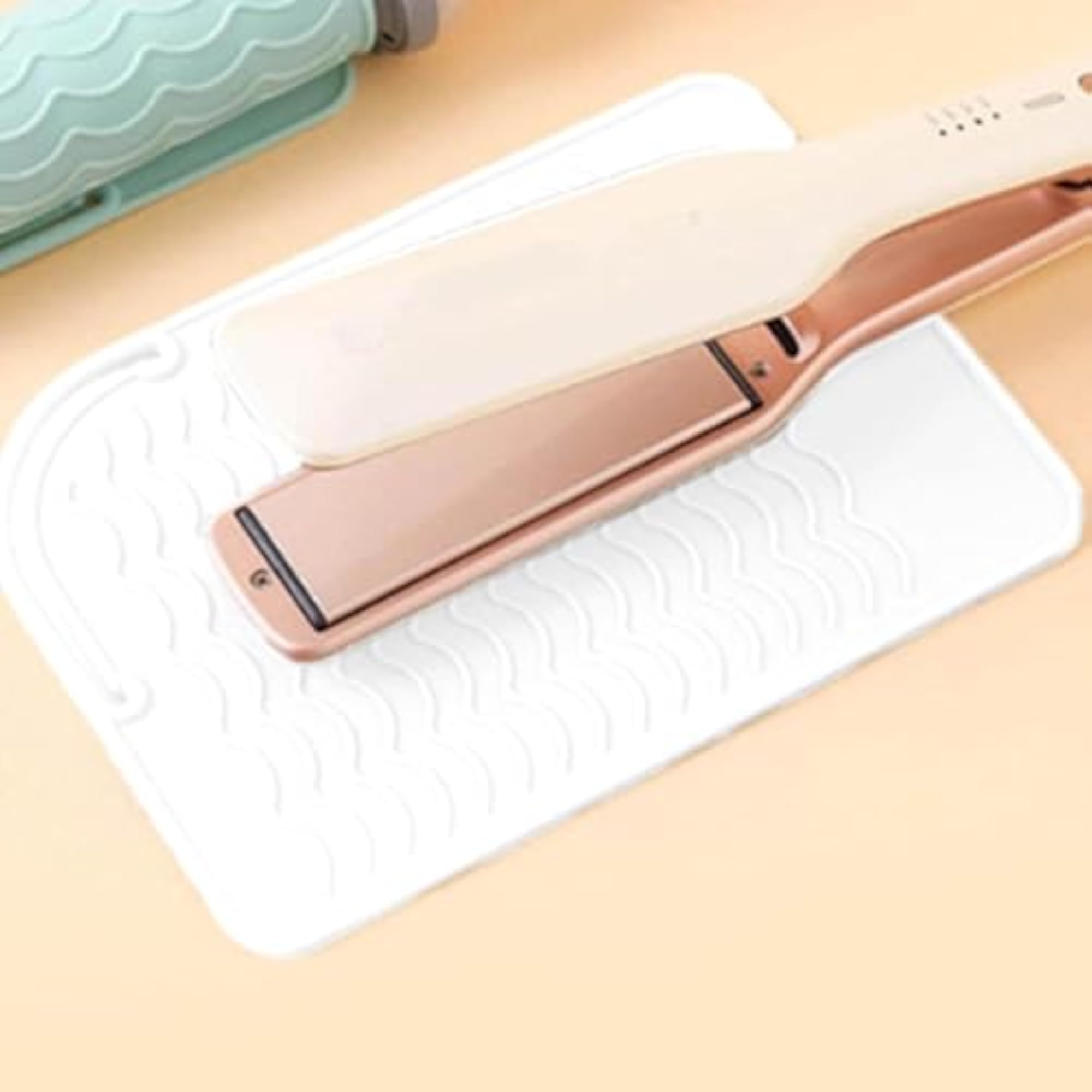Heat Resistant Mat for Curling Iron Hair Tools, Portable