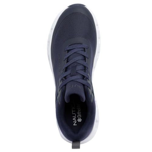 Image of Nautica Mens Running Sneakers Sport Fashion Lace-Up Athletic Soft Shoes for Gym Tennis Men - Cushioned, Breathable, Lightweight & Comfortable