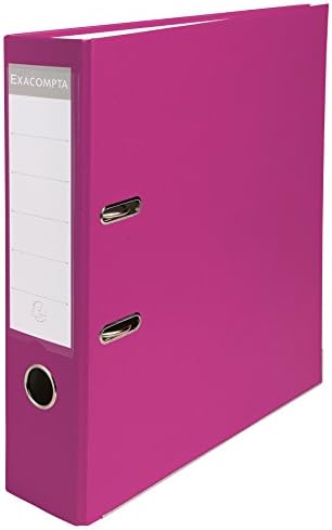 Exacompta - Ref 915416B - PP Lever Arch File - 320 x 290mm in Size, Suitable for Storing A4 Documents, 50mm Spine, Reinforced Finger Pull & Bottom Edge - Grey