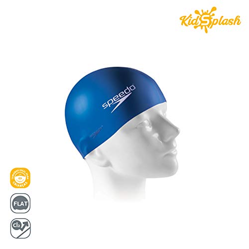 Touca Silicone Junior Speedo Unissex Único Azul Royal