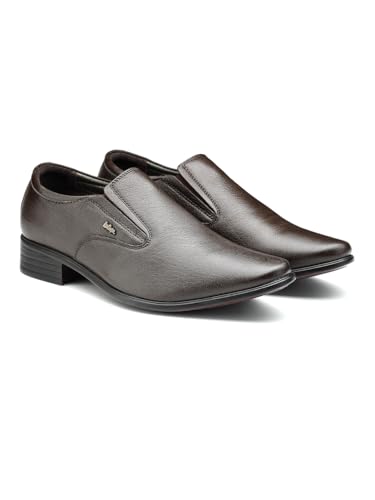 Image of Lee Cooper LC2034B2R Men's Lightweight Leather Shoes | Comfortable, Stylish Slip-On Formal Footwear for Office, Business 40EU