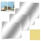 ✨【Clarté et Réflexion Exceptionnelles】Revêtement de haute qualité assurant une réflexion parfaite et une clarté optimale. Le miroir autocollant miroir adhésif se monte idéalement sur un mur plat pour un effet de profondeur accru, grâce à sa surface lisse en acrylique résistante.