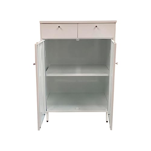 Balcão em Aço MS Multiuso 2 Portas com Gavetas