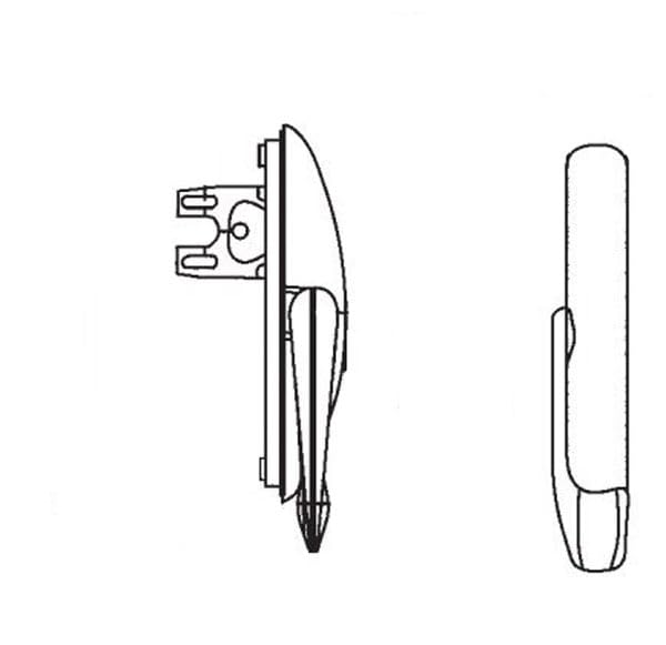 STB Maxim Multi-Point Casement Lock, White