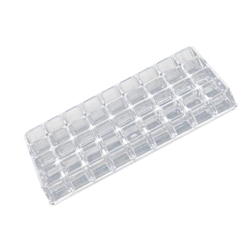 Organizer Per Cosmetici Con Serratura Contenitore in Per Rossetto Gioielli Capacità 36 Griglie acrilico