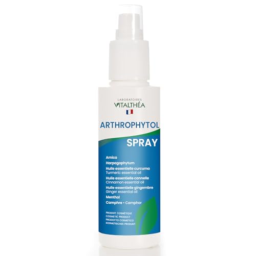 ARTHROPHYTOL - FORMAT SPRAY 200 ML I Articulations & Muscles I Formule Unique 7 Actifs d'Origine Naturelle I Fatigue Musculaire & Gênes Articulaires : épaule, dos, genou, cheville, jambe