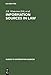 Information Sources in Law (Guides to Information Sources)