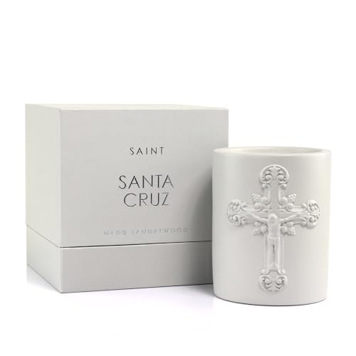 SAINT Santa Cruz Scented Candle with Prayer and Prayer Coin