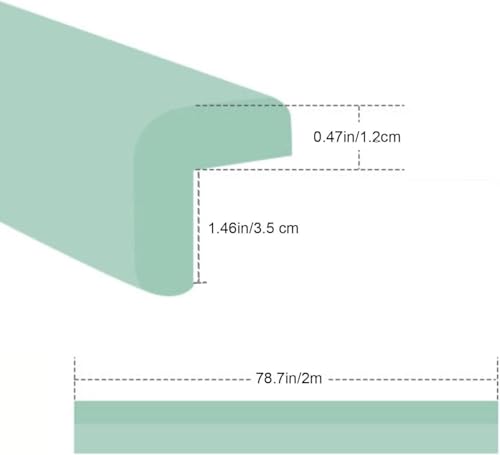 Protections d'angle pare-chocs mousse contre bords tranchants table rose - 8