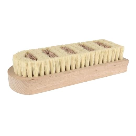 Wood Smoothing Brush with Leather & Tampico