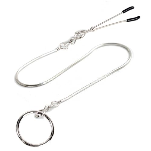 Gancio per il naso SM per donne, giocattoli BDSM estremi per donne, morsetti per capezzoli per uomini con catena regolabile, giocattoli BDSM duri per coppie, morsetti per capezzoli regolabili, divaric