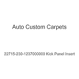 Auto Custom Carpets 22715-230-123700000 1967-1972 Chevrolet K10 Suburban Kick-Panel-Einsätze mit Karton 19 Rehbraun Sandelholzschlaufe