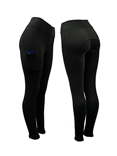 Mallas Ecuestres Para Mujer, Agarre De Silicona Con Bolsillos Para Teléfono, Equitación, Gimnasio, Yoga, Mallas Equinas, Negro, 32 W Mallas Ecuestres Para Mujer, Agarre De Silicona Con Bolsillos Para Teléfono, Equitación, Gimnasio, Yoga, Mallas Equinas, Negro, 32 W