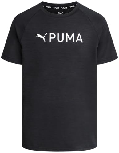 PUMA Boys Youth Dry Fit T-Shirt - Active Performance Short Sleeve Athletic Shirts for Teens (Size: 8-20) - Main Image