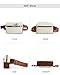 GOINSOUND Fanny Packs Belt Bag For Women Men Everywhere Small Fashion Crossbody Bags Waist Pack Vegan Leather Waterproof Cute Sling Chest Bag For Women - Beige