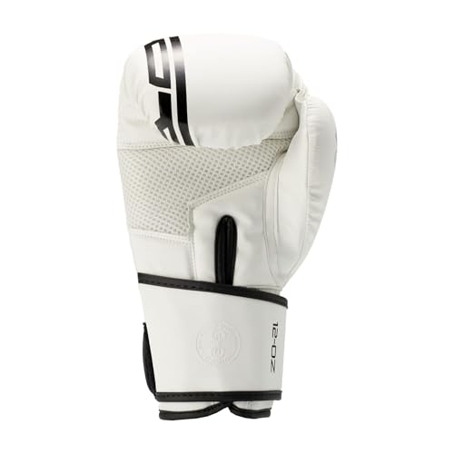 Image of STING Boxing - Armaplus Boxing Gloves | for Competition & Training (12OZ, White)
