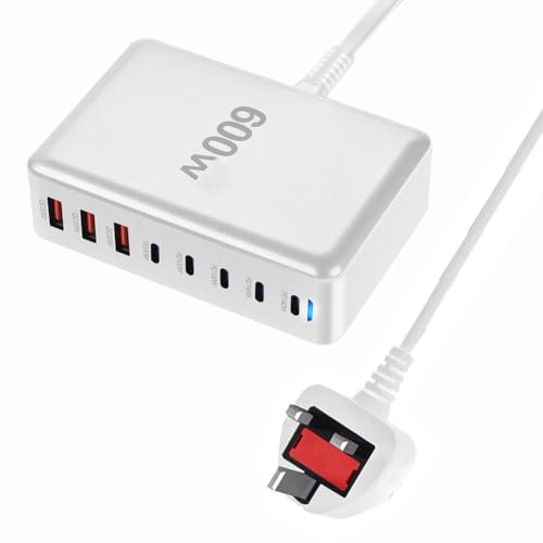 Cargador 8 puertos USB 3.1 para organizar la mesa de escritorio