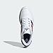 Adidas Mens CourtBlock White/White/Better Scarlet 6.5