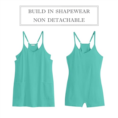 Image of ANRABESS Women Athletic Dress Summer Tennis Workout Active Sports Mini Romper Dress Built in Shorts Travel Vacation Clothes