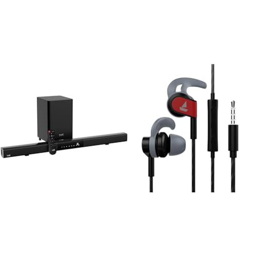 Image of boAt Aavante Bar 1750 2.1 Channel Bluetooth Soundbar with 120W RMS Signature Sound, Wireless Subwoof