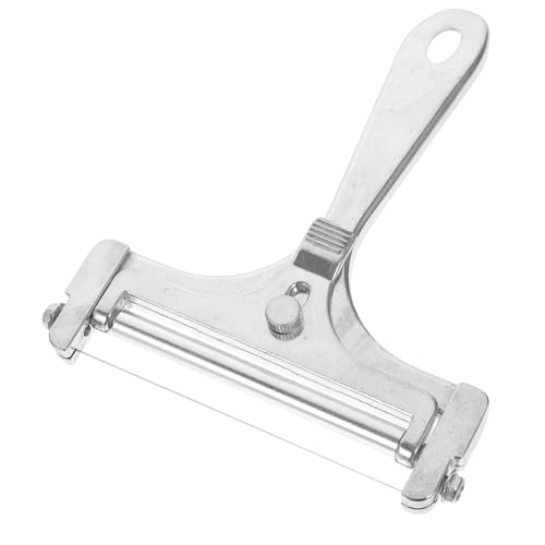OKUMEYR 1 Set Cheese Cutter Slicer with Wire Handheld Kitchen Tool for Butter and Cheese Slicing Ergonomic Design for Cooking and Entertaining Compact Kitchen Supply