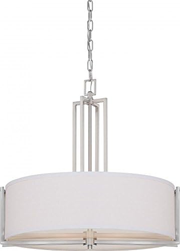Nuvo 60/4756 Gemini Brushed Nickel Four Light Pendant
