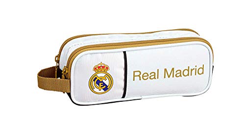 Real Madrid C.F. 811954513, Real Madrid 19/20 Portatodo Doble para Niños, Varios, 21x8x6cm Cover