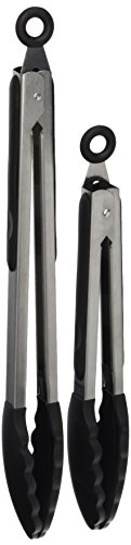 Chef Vinny Professional Silicone Kitchen Tongs 2 Pack- 12