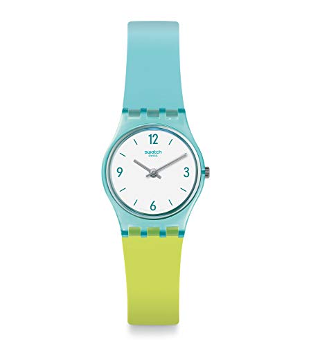 Preisvergleich Produktbild Swatch Damen Analog Quarz Uhr mit Silikon Armband LL122