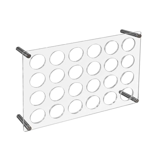 Support dosettes café acrylique portable pour organisation de cuisine