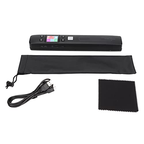 Yunseity Escáner Portátil, Escáner de Mano a Color, Escáner de Documentos WiFi, Escaneo de 1 Clic a PDF/JPEG, Compatible con OCR, para Windows, OS X, iOS, Android(Negro) - imagen 7