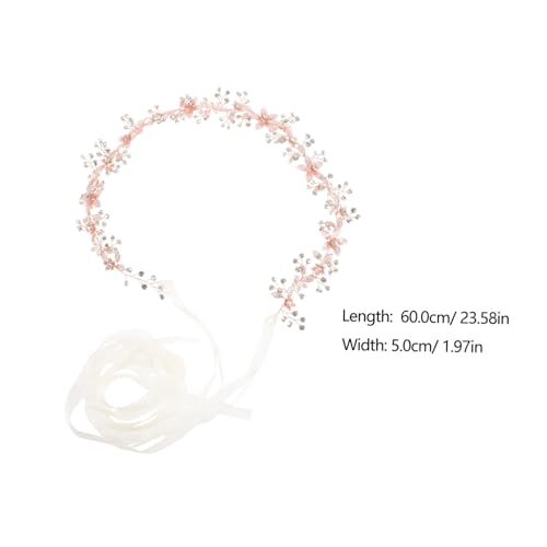 1 PC Handmade Rhinestone Flower Waist Belt Rose Gold Elegant Wedding Decor for Brides and Special Occasions Durable and Lightweight Design for Dress Styling2