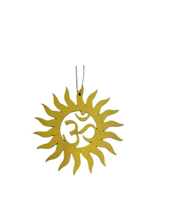 Sky-One Crafts MDF Spiritual Car Hanging Accessories: Elevate Car, Home, and Office Décor with Divine OM Elegance-image-44
