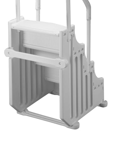 Escalera para piscina sobre tierra Ocean blue 38 pulgadas miniatura 3