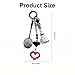 JODUY Mini Badminton-Themed Keychain Set, Heart-Woven Phone Charm, Multifunctional Fashion Accessory, Suitable for Handbags, Wallets, Backpacks, Trendy Decoration for Women, Girls, and Teens.
