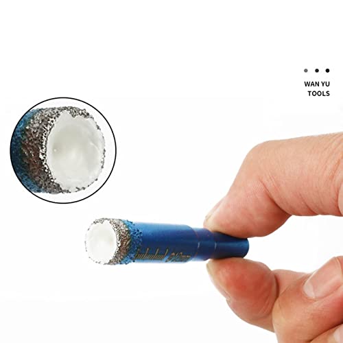 5 piezas de brocas abridoras de agujeros con diamantes para uso en seco, para mármol, baldosas vitrificadas, cerámica completa, vidrio y accesorios para herramientas eléctricas miniatura 4