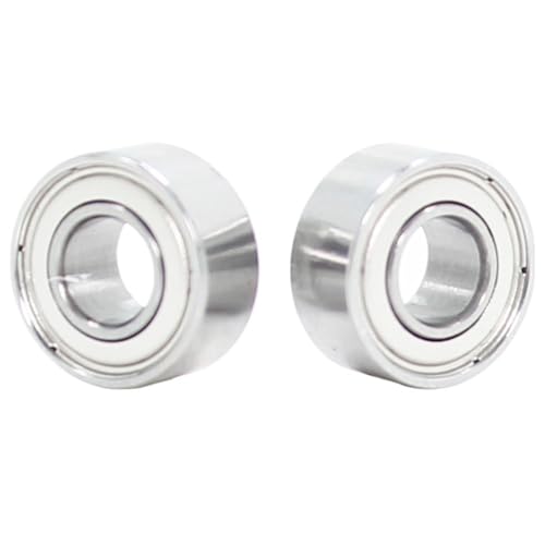 DUKUTS 2Pcs SMR117ZZ CB Air Bearing 7 * 11 * 3 mm ABEC-7 Stainless Steel Hybrid Ceramic Bearing Ocean Fishing Reels MR117 ZZ