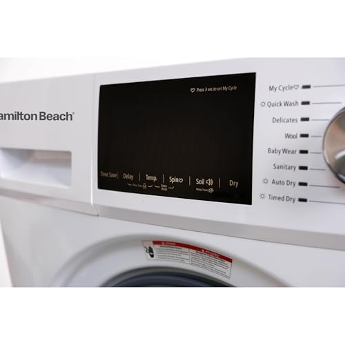 HAMILTON BEACH Washer and Dryer Combo 2.7 cu ft - White - Image 6