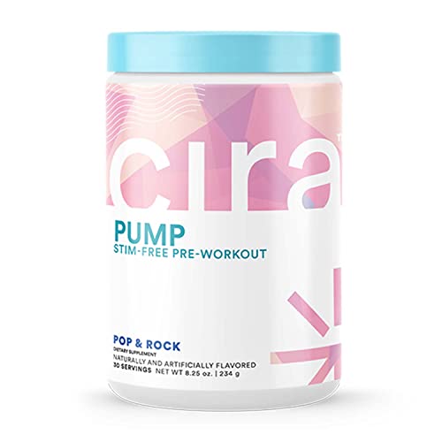 Pump Stimulant-Free Pre-Workout Powder for Women - Pre Workout Supplement for Increased Energy, Enhanced Focus & Improved Mood - 30 Servings, Pop & Rock