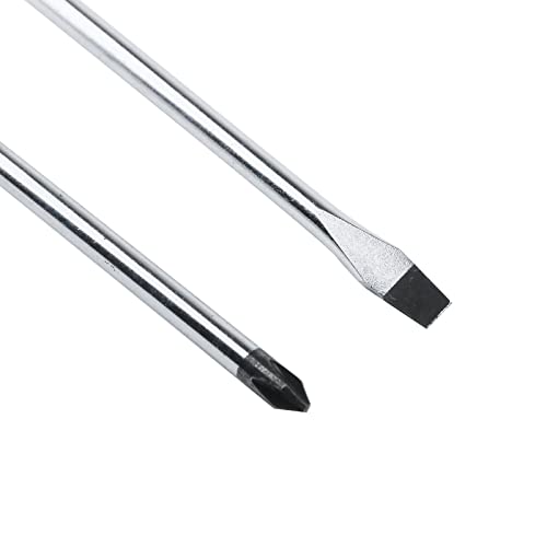 Antrader 2Pcs Magnetic Screwdriver Set, Magnetic 5Mm Phillips & Slotted Bits Screwdriver With 6 Inch Steel Shaft For Repair Home Improvement Craft(Black) #TOP3