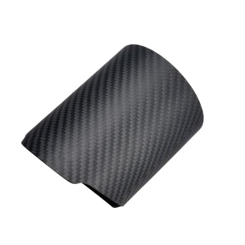 Tubo de escape fibra de carbono universal con silenciador de cola y brida recta para coche