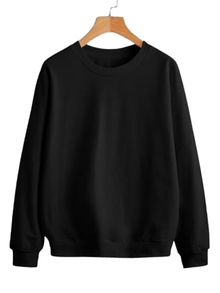 Solid Purple Round Neck Sweatshirt for Men & Women | Premium Fleece Winter Wear Pullover | Full Sleeve Casual Sweatshirt, College & Travel-picture-17