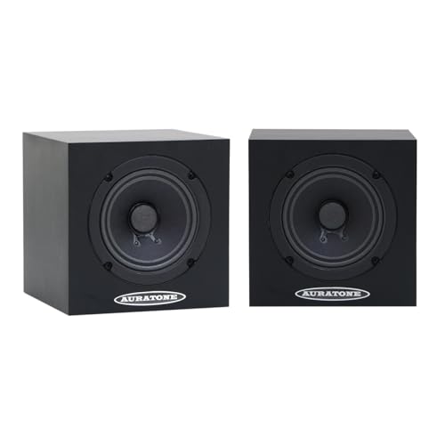AURATONE 5C Active Super Sound Cube (pair) �u���b�N �y�A (2�{) ���j�^�[�X�s�[�J�[ �p���[�h�X�s�[�J�[ �I�[���g�[��