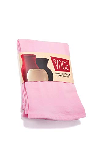 VACE 3 Pack Pink Decorative Vase Covers | Home Décor Accent Vase Sleeves, Fits 7" - 11" Vase Height - Tulip